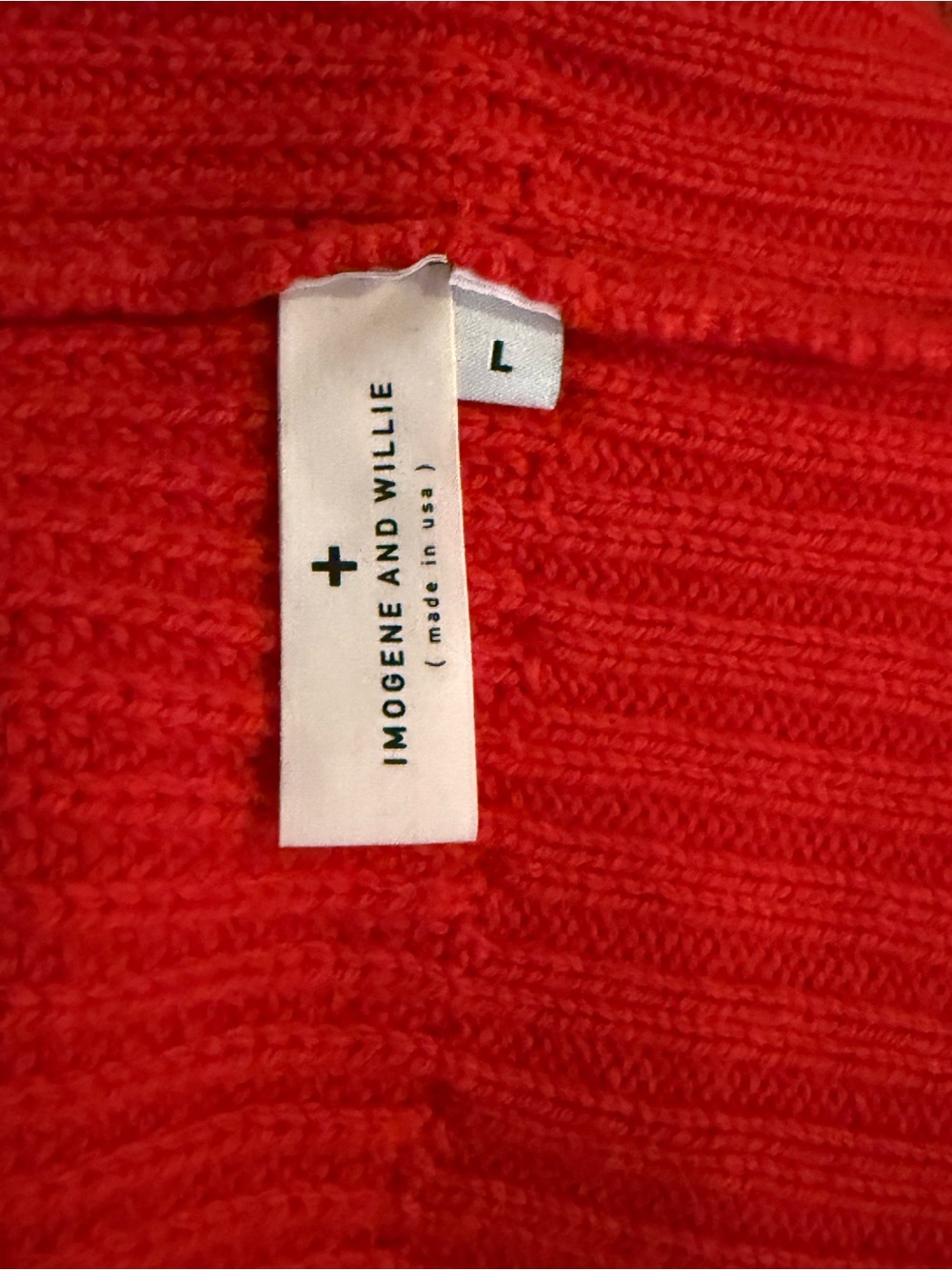 Imogene + Willie Varese Sweater in Red Wool - Picture 9 of 9